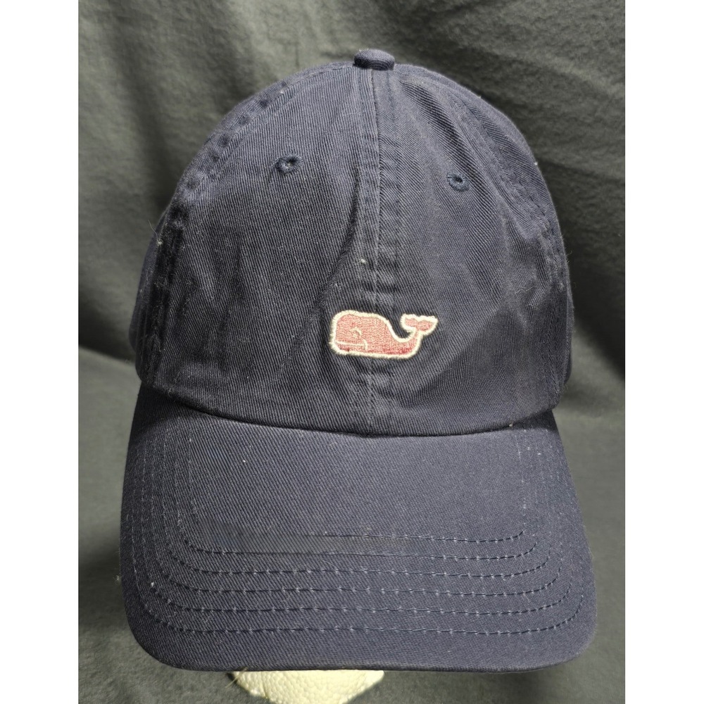 Vineyard Vines Whale Logo Navy Blue Baseball Cap‎ Dad Hat Adjustable Strapback